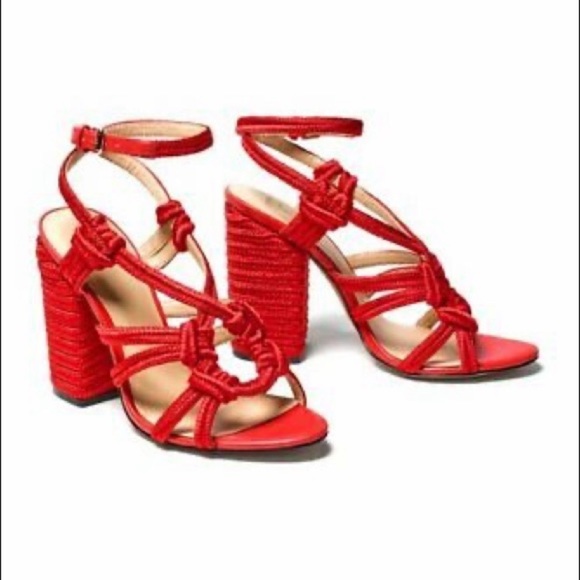 ANTHROPOLOGIE CAbi Bright Rope Sandals - Picture 1 of 6